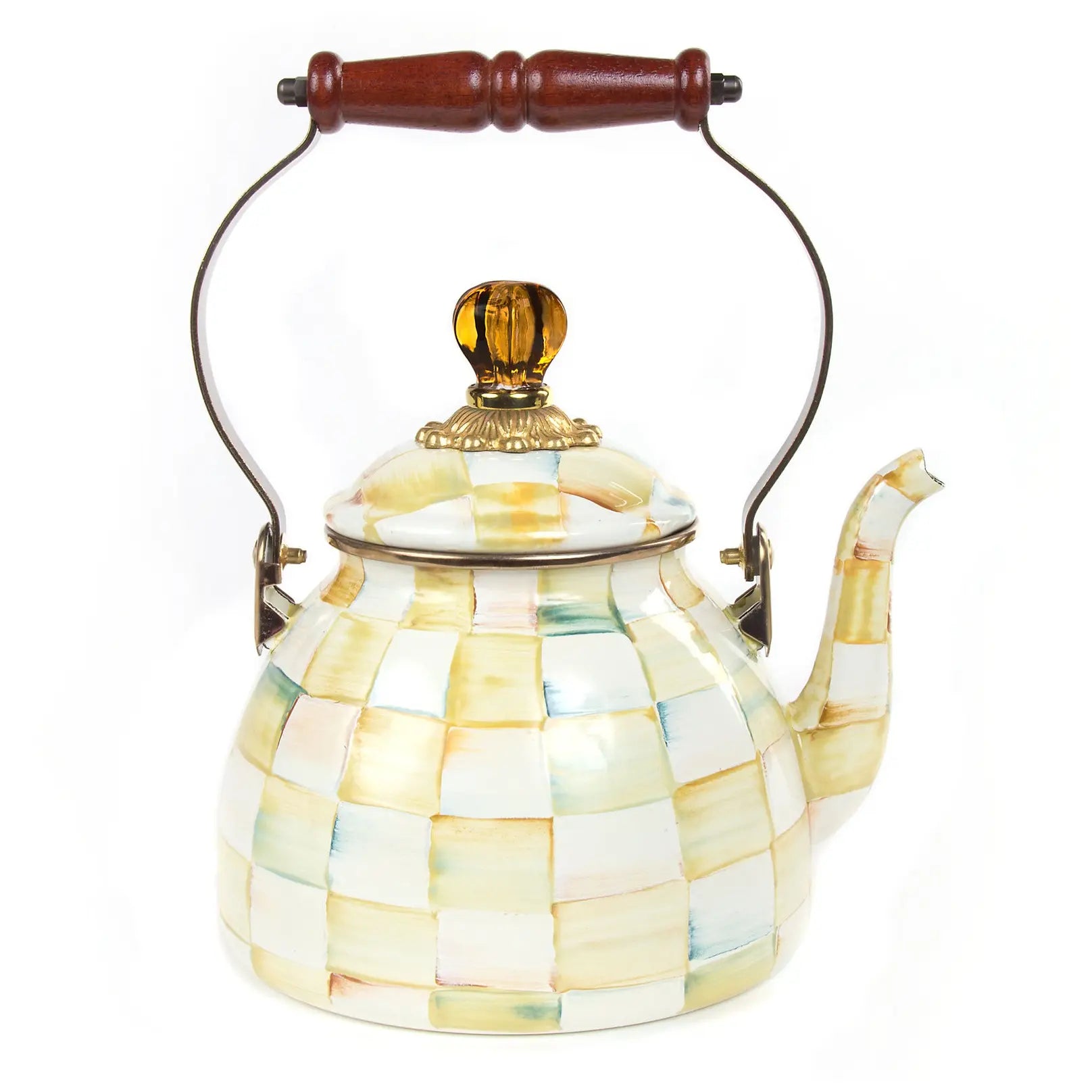 Mackenzie- Childs 2-Quart Enamel Tea Kettle