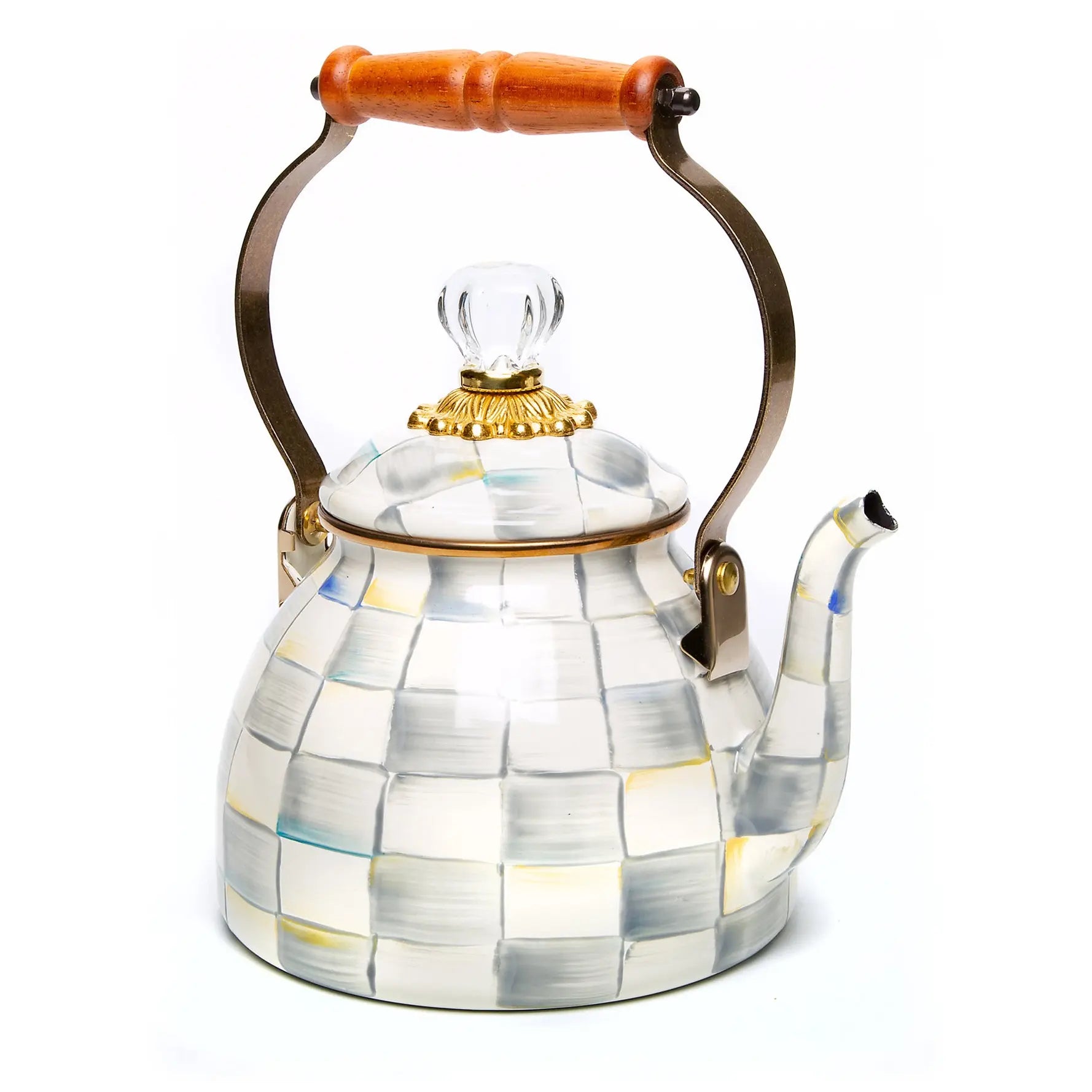 Mackenzie- Childs 2-Quart Enamel Tea Kettle