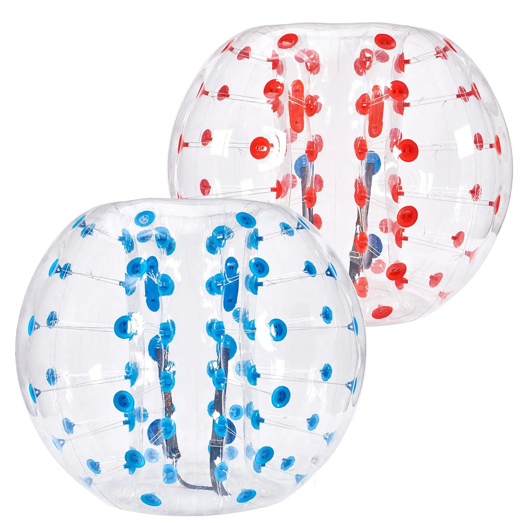 [DealsForYouDays]VEVOR Inflatable Bumper Balls 2-Pack,  5FT/1.5M Body Sumo Zorb Balls for Teen & Adult, 0.8mm Thick PVC Human Hamster Bubble Balls for Outdoor Team Gaming Play, Bumper Bopper Toys for Garden, Yard, Park